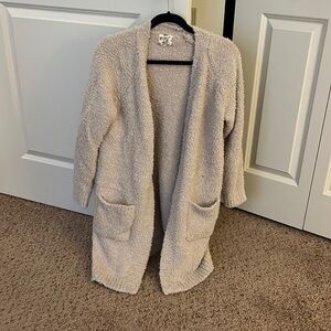 Cream Colored Cozy Cardigan - Hippie Rose